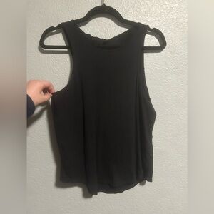 Lululemon ribbed open back tank